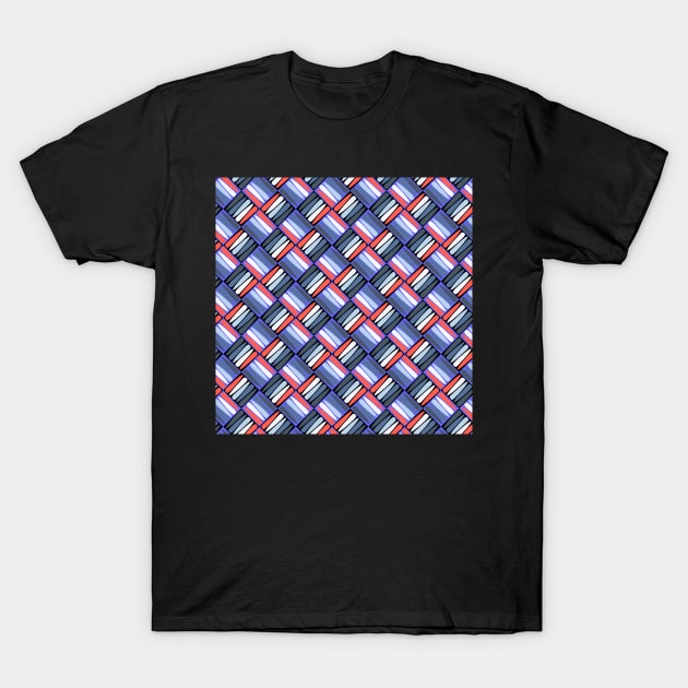 Multi Color Pattern T-Shirt by williamcuccio